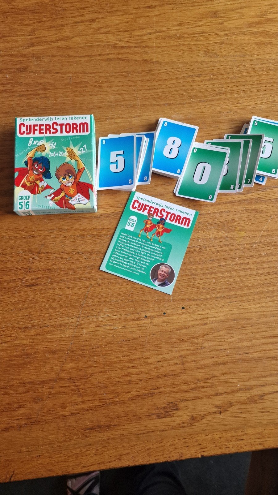 Cijferstorm - Educatief Rekenspel voor Kinderen, Een of twee spelers, Ophalen of Verzenden, Zo goed als nieuw, Identity Games