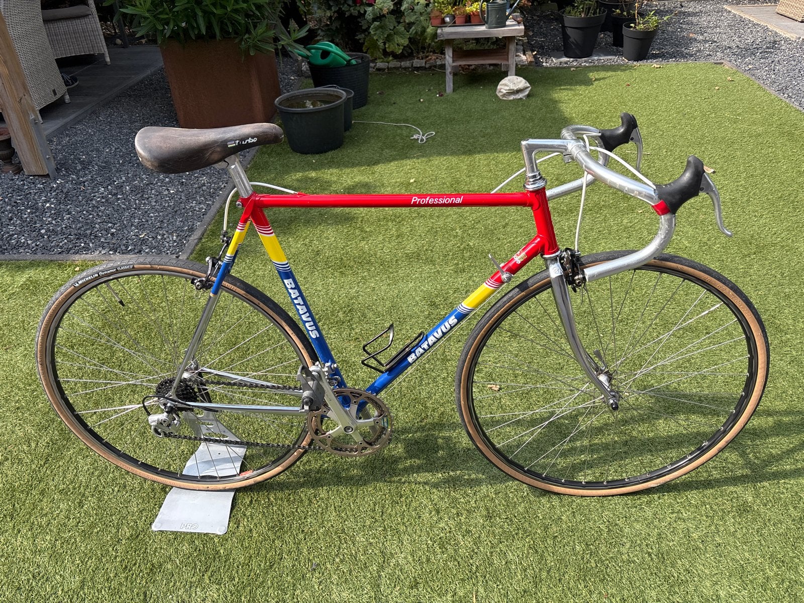 Batavus Professional racefiets - Vintage stalen ros, Fietsen en Brommers, Fietsen | Racefietsen, Ophalen, 28 inch, Gebruikt, Batavus