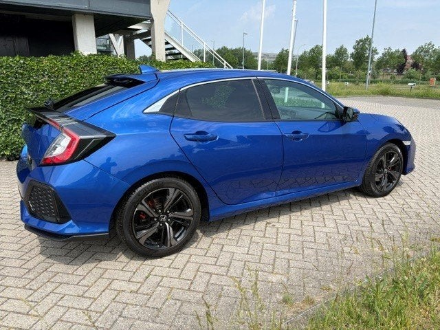 Honda Civic 1.0 I-vtec 129pk 2017 Blauw, Auto's, Honda, Achterwielaandrijving, Zwart, 4 cilinders, 129 pk