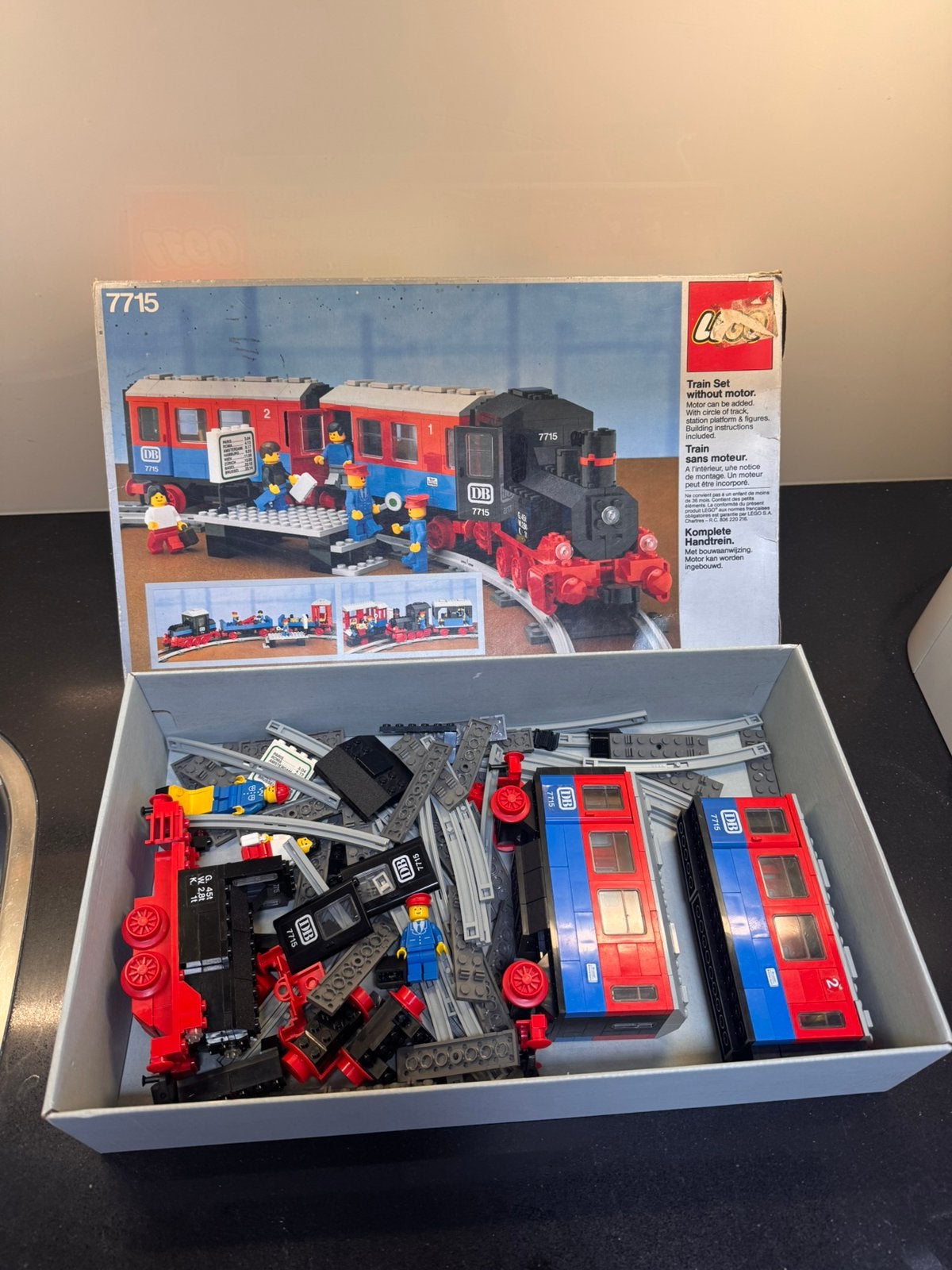 Lego vintage trein met doos, Ophalen of Verzenden, Zo goed als nieuw