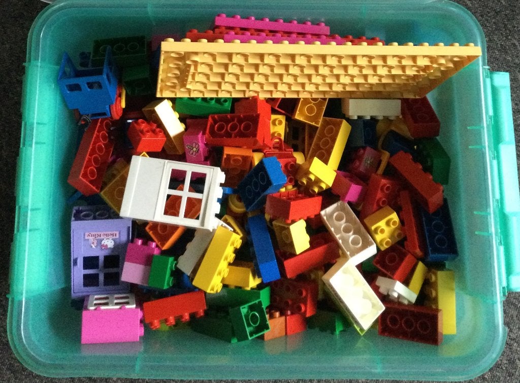 Partij  DUPLO ( 2 bakken vol ), Kinderen en Baby's, Speelgoed | Duplo en Lego, Ophalen of Verzenden, Gebruikt, Meerdere sets, Duplo