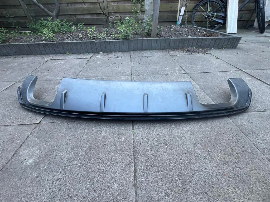 OEM Audi S3 8V Diffuser (2013-2016) – 8V3807521H – Grijs/Zwa, Gebruikt, Achter, Bumper, Audi