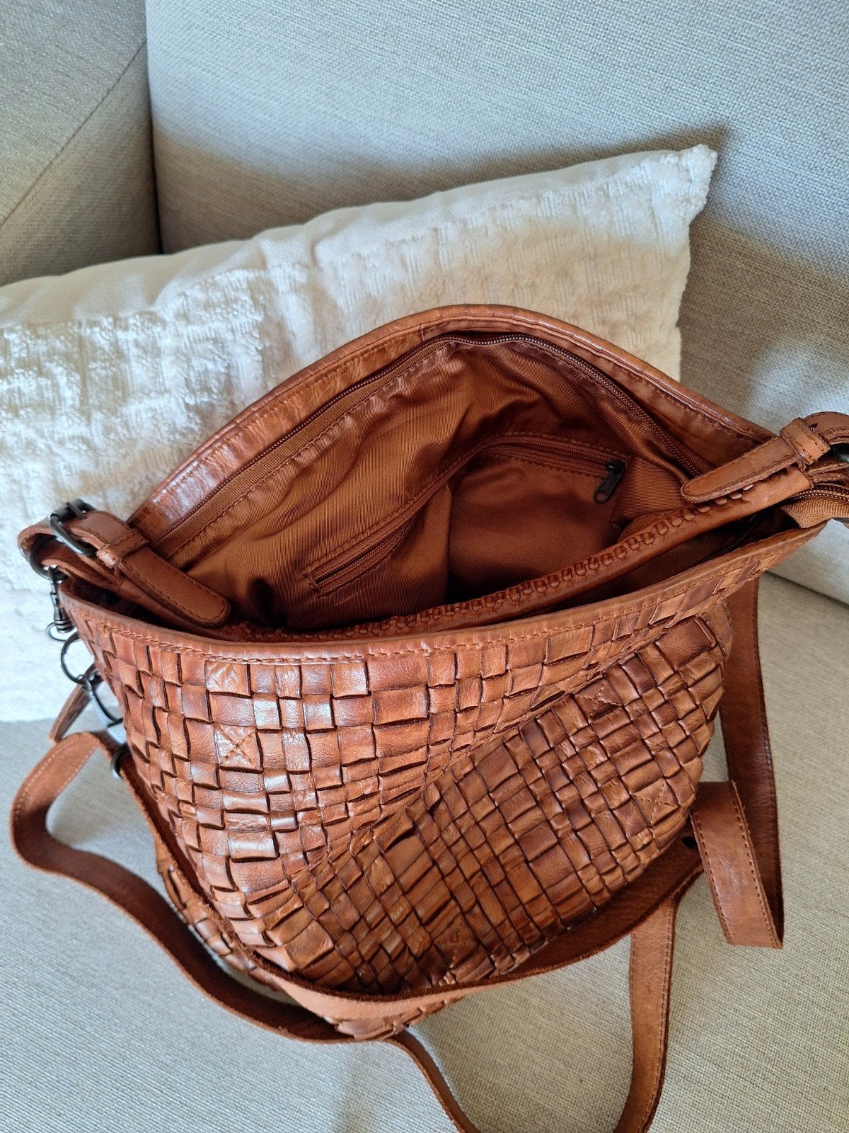 Nieuwe leren tas Bear, Overige merken, Bruin, Nieuw, Ophalen of Verzenden