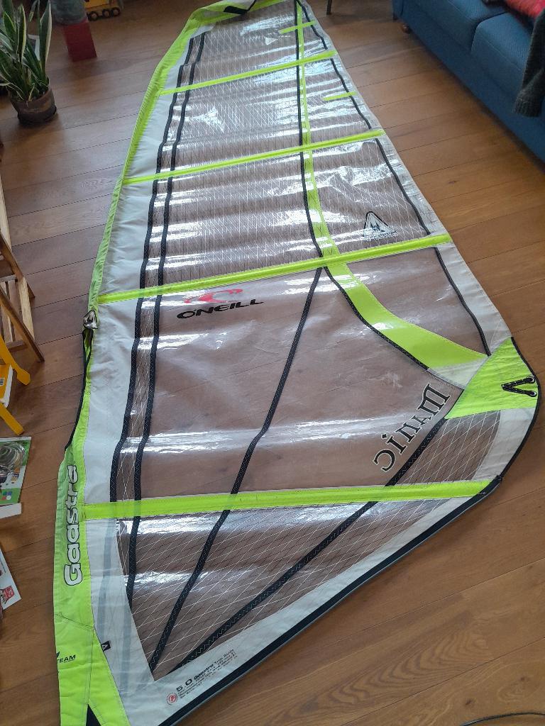 Gaastra Manic 4.4 en 5.0 windsurfzeilen, Ophalen of Verzenden, Gebruikt, Zeil