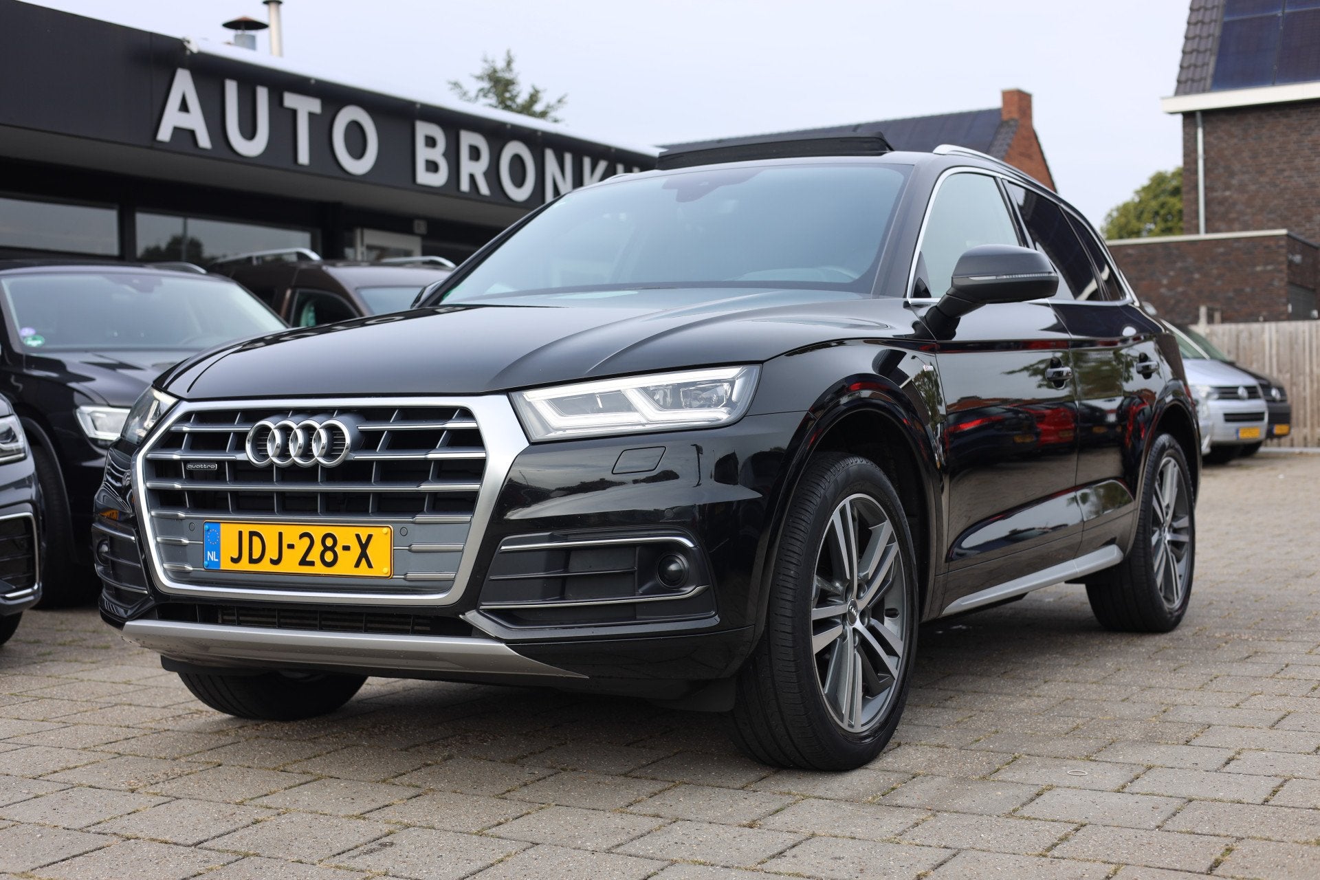 Audi Q5 45 TFSI QUATTRO | 3X S-LINE | PANO | CARPLAY | TREKH, Auto's, Dealer onderhouden, Gebruikt, 4 cilinders, Leder en Stof