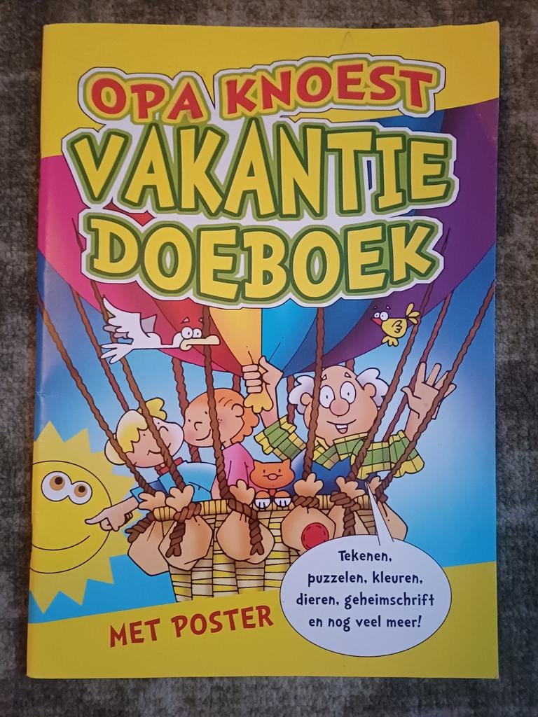 Opa Knoest Vakantie Doeboek - Met Poster, Ophalen of Verzenden
