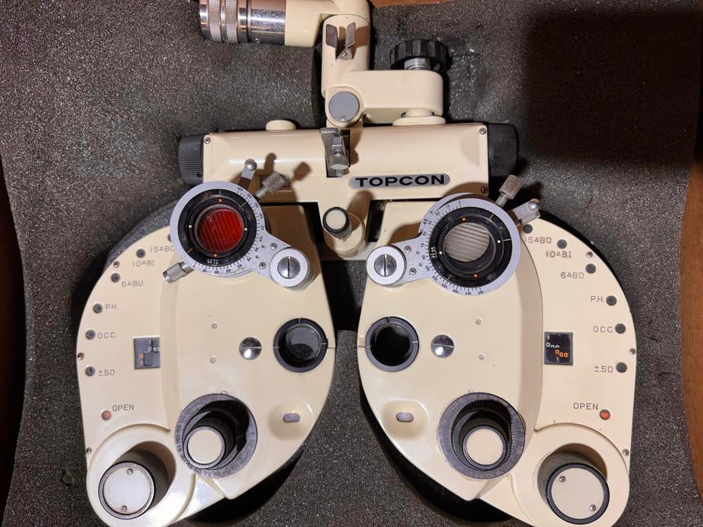 Oogmeetapparatuur: Topcon Phoropter & Shin-Nippon CP-30, Ophalen of Verzenden, Gebruikt