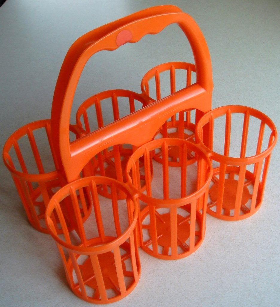 retro Curver flessenhouder € 5,50, Ophalen of Verzenden, Huis en Inrichting