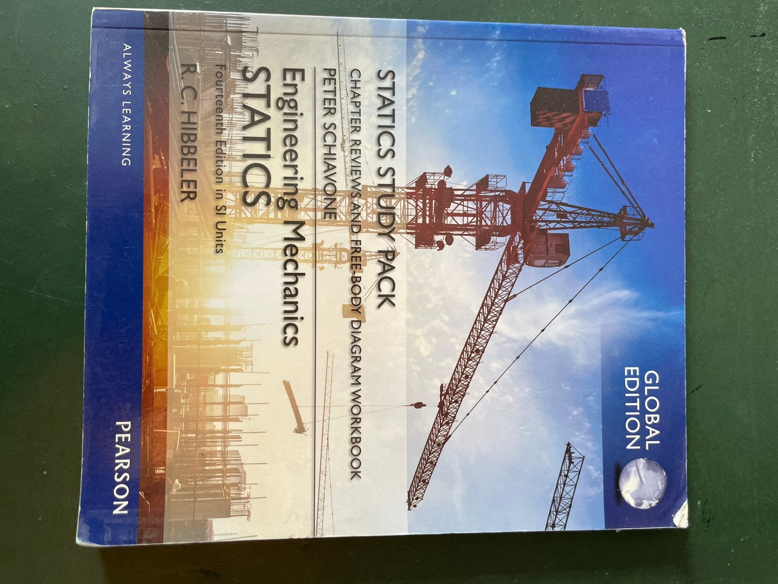 Statics Engineering Mechanics - R.C. Hibbeler (14e editie), Boeken, Ophalen, Zo goed als nieuw, Werktuigbouwkunde