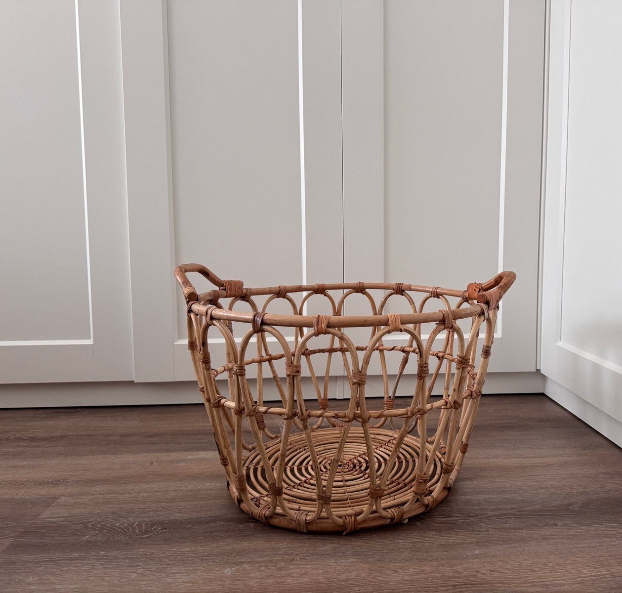 IKEA snidad rotan mand, Ophalen of Verzenden, Zo goed als nieuw, Rond, Riet
