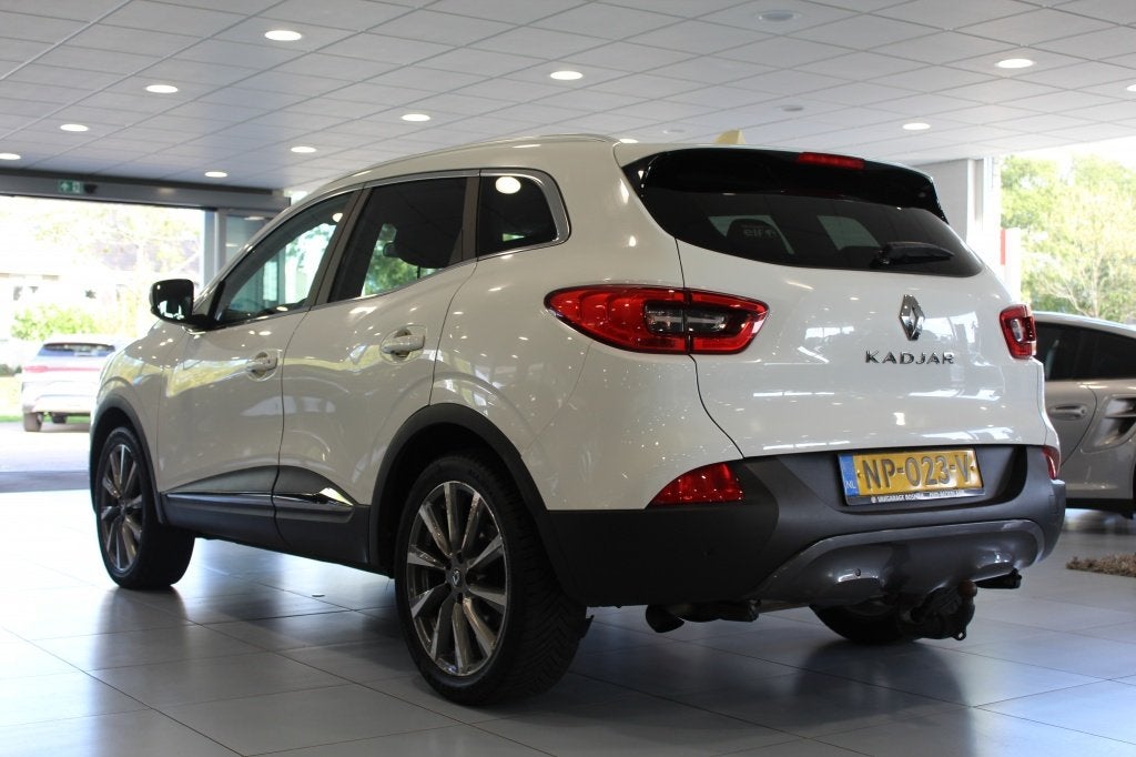 Renault Kadjar 1.2 TCe Intens, Keurmerk '100% Onderhouden', 4 cilinders, Leder en Stof, Wit
