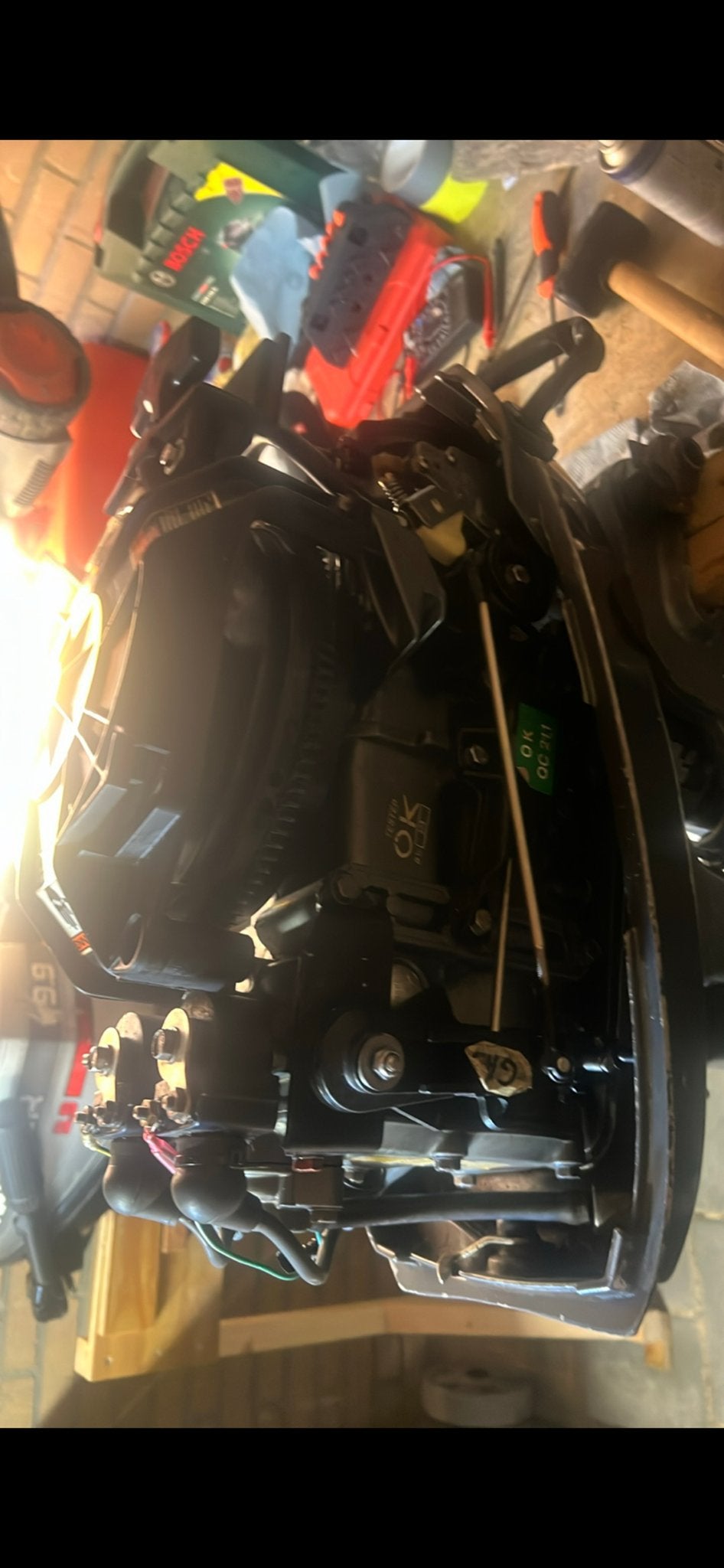 Mariner 9.9pk 2takt, Ophalen, Gebruikt, Motor en Techniek