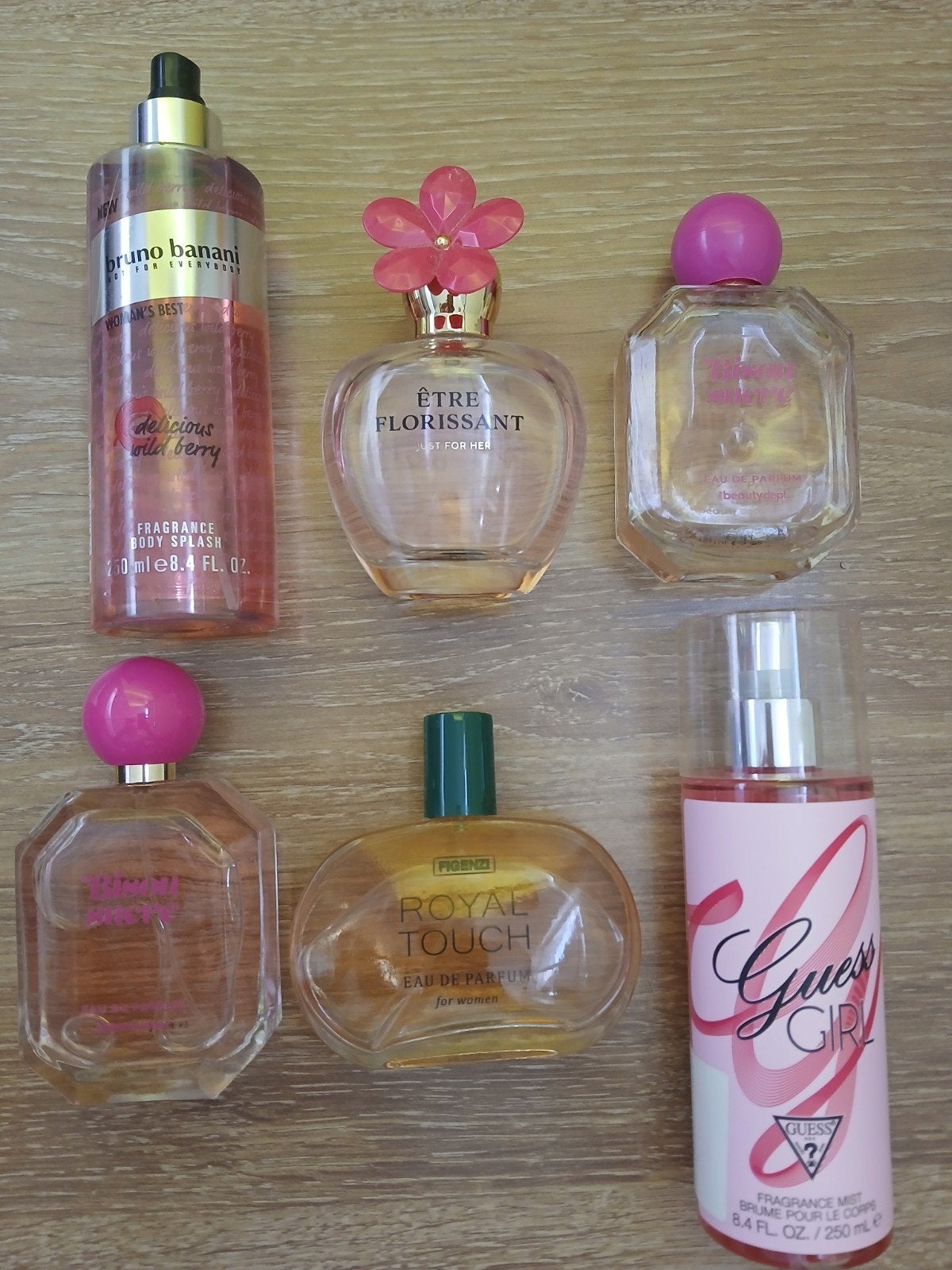 Diverse parfum- en bodysplashcollectie (6 stuks), Ophalen of Verzenden, Zo goed als nieuw