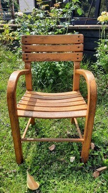 houten kinderstoeltje, Kinderen en Baby's, Ophalen, Gebruikt, Overige typen