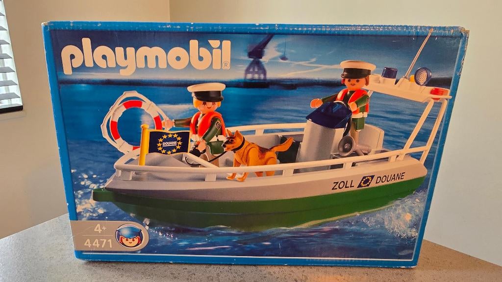Playmobil 4471 Zoll Douane boot nieuw in doos, Ophalen of Verzenden, Nieuw, Complete set