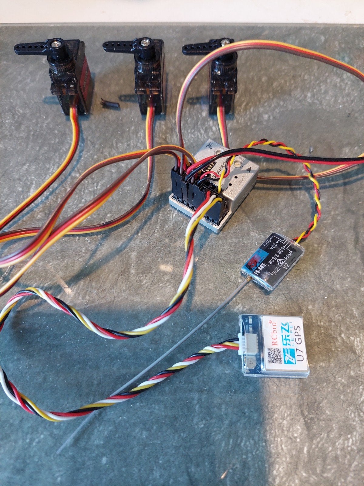 Ontvanger + vluchtcomputer rc vliegtuig, Ophalen of Verzenden, Nieuw