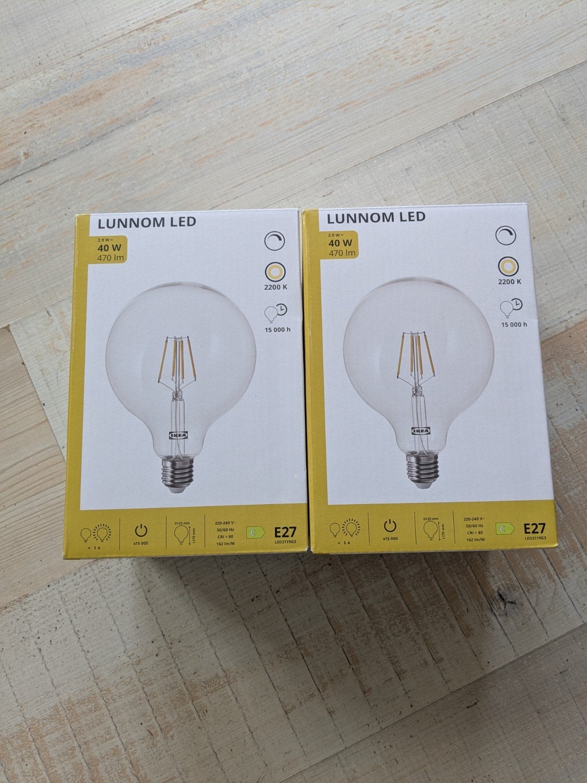 Lunnom Led E27 470 lumen, Ophalen of Verzenden, Nieuw, E27 (groot), Led-lamp
