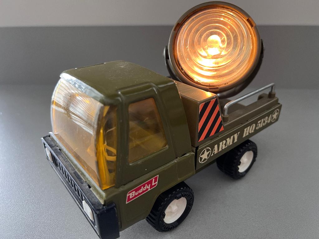 BUDDY L Spotlight Army HQ 5134, Ophalen of Verzenden, Gebruikt, Bus of Vrachtwagen, Overige merken