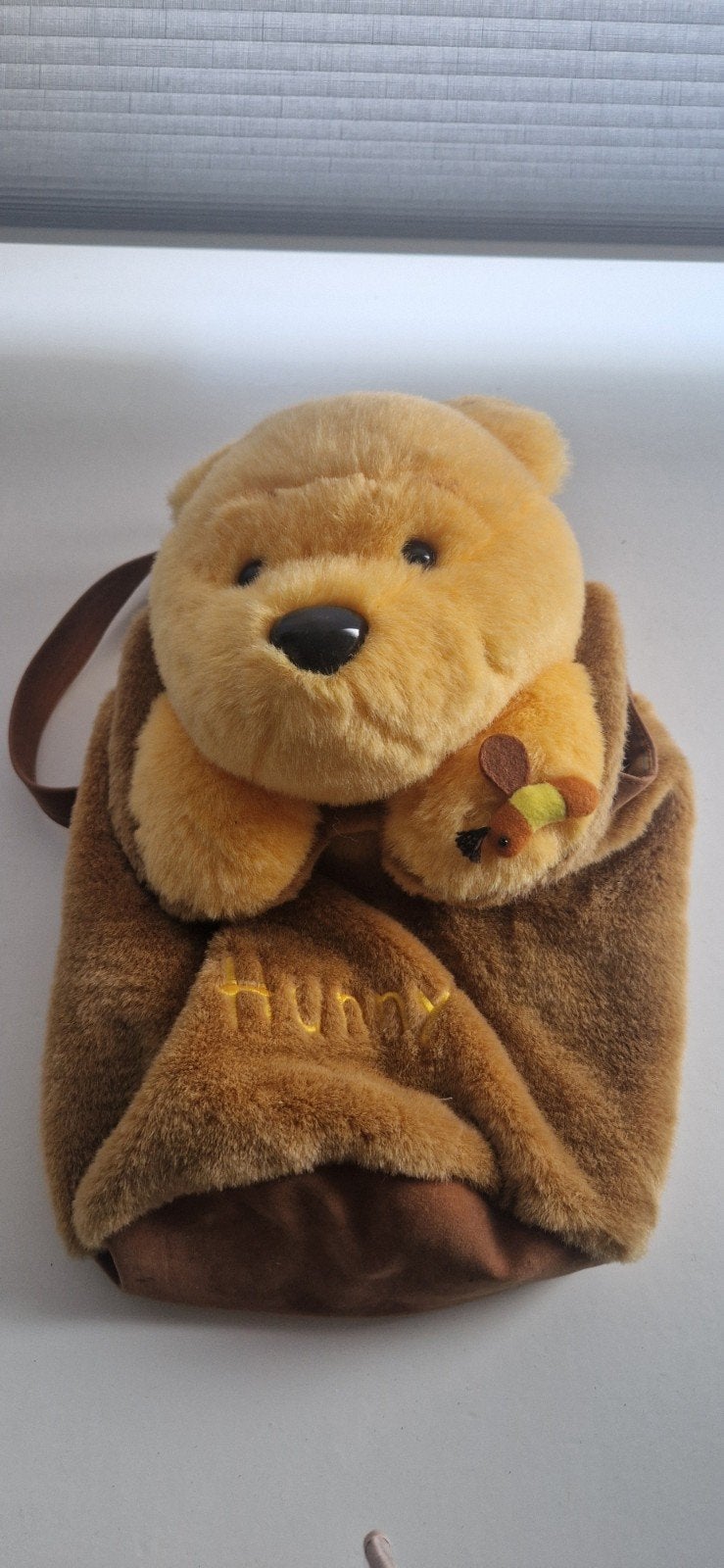 Winnie the pooh rugzak, Ophalen of Verzenden, Zo goed als nieuw, Stoffen beer, Overige merken