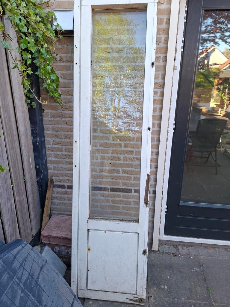 Gratis hardhout, Doe-het-zelf en Verbouw, Kozijnen en Schuifpuien, Gebruikt, Raamkozijn, Hout, Ophalen