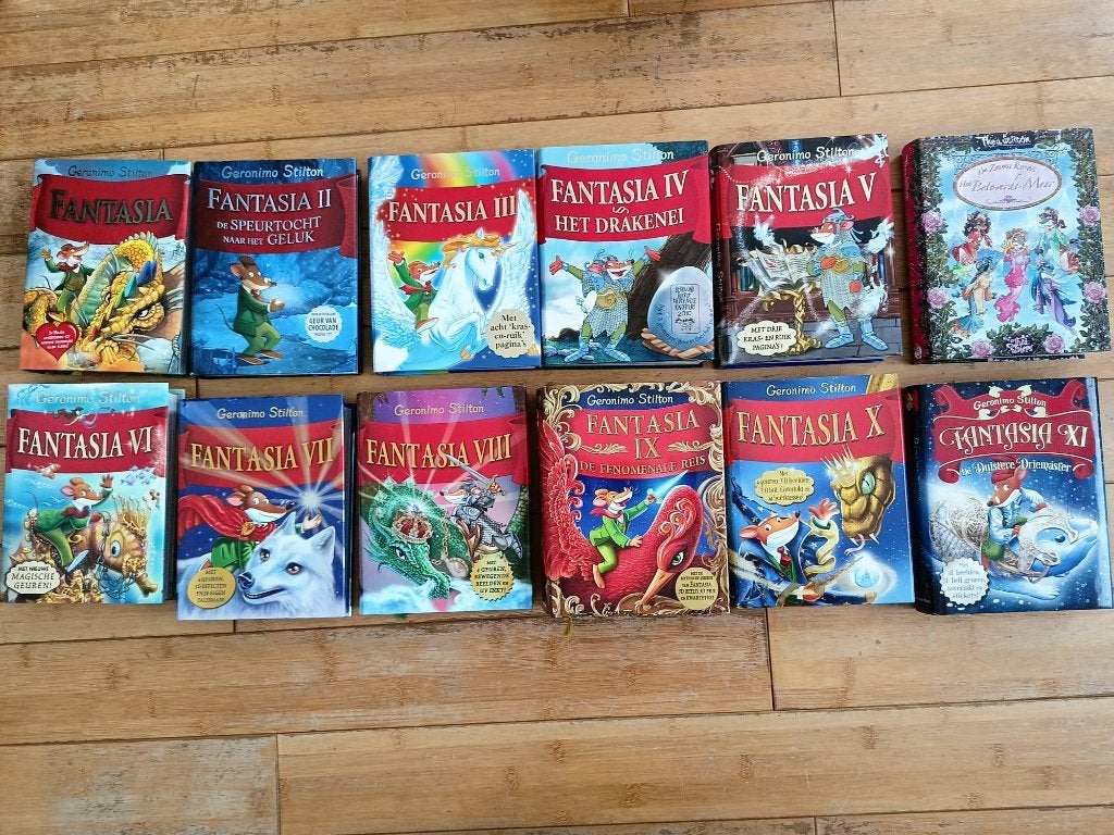 fantasia boeken (11 stuks) en thea stilton, Ophalen, Zo goed als nieuw