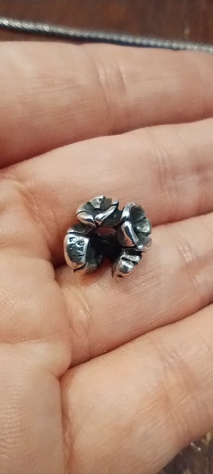 2 x trollbead vergeet me niet kraal, Ophalen of Verzenden, Zo goed als nieuw, Trollbeads, 2 of 3 bedels