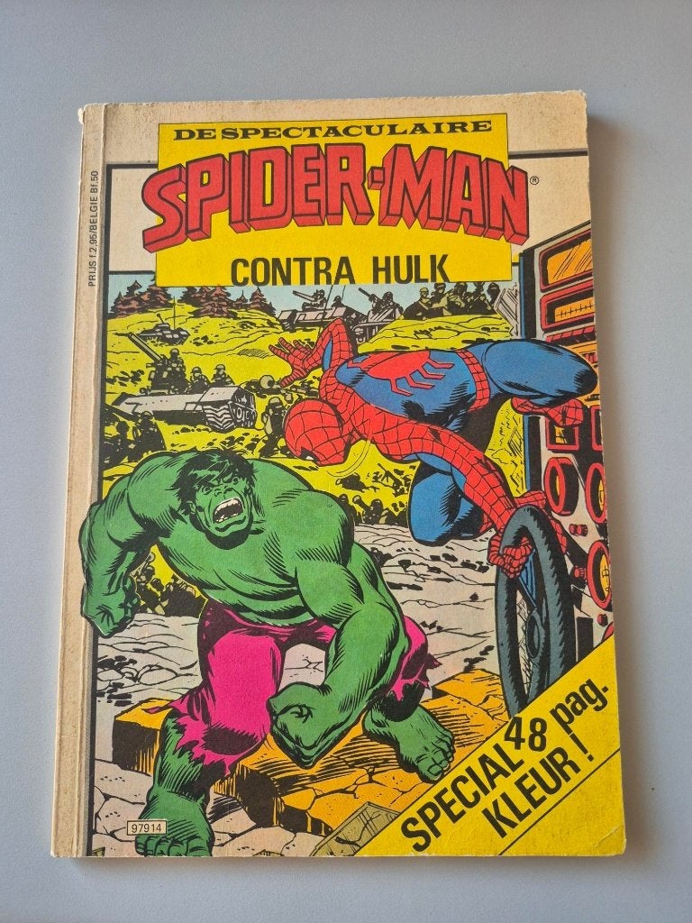 De Spectaculaire Spider-Man contra Hulk – Juniorpress 1979, Boeken, Strips | Comics, Marvel Comics, Europa, Ophalen, Gelezen