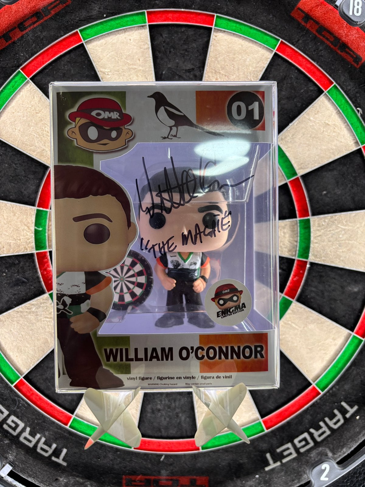 Gesigneerde William O'Connor Funko Pop! - Darts, Verzamelen, Poppetjes en Figuurtjes, Ophalen of Verzenden, Zo goed als nieuw