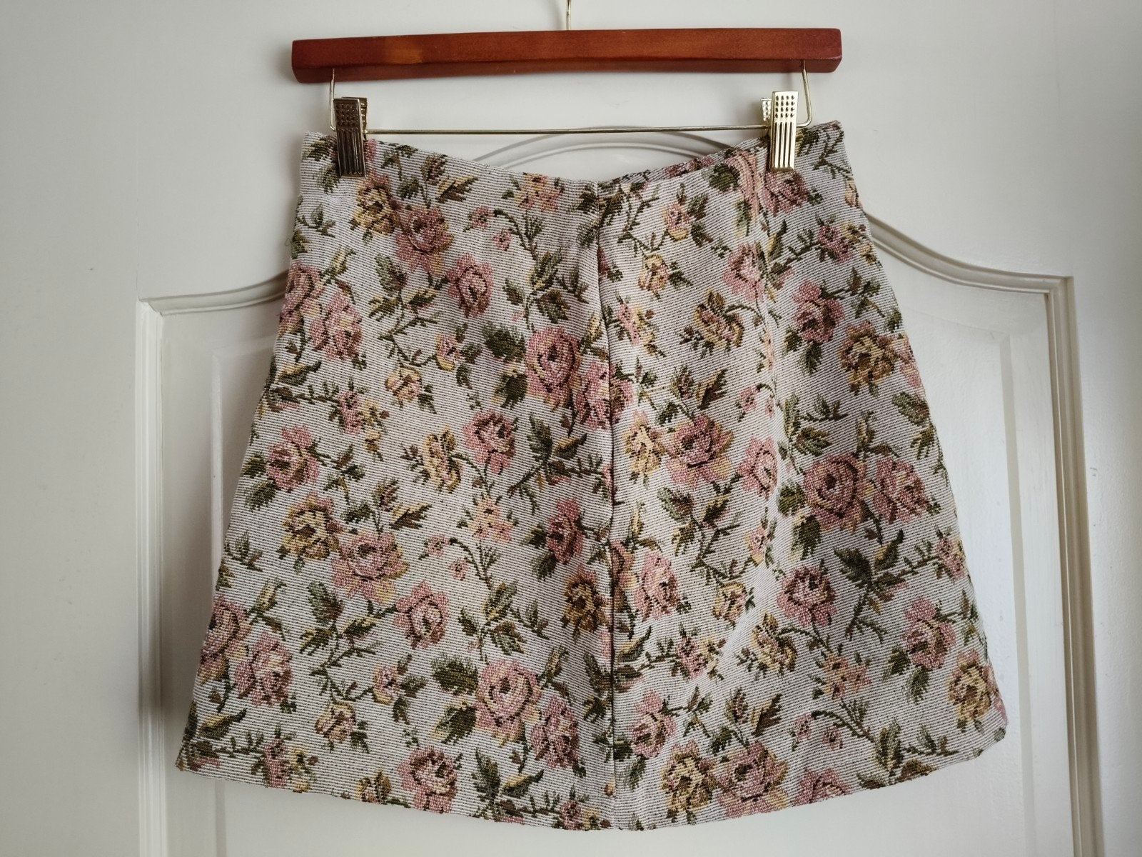 Shein bloemenprint mini-rokje/ M, Kleding | Dames, Rokken, Gedragen, Maat 38/40 (M), Meerkleurig, Boven de knie, Ophalen