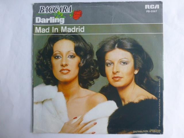 Baccara.  Darling. / Mad in Madrid., Gebruikt, 7 inch, Single, Ophalen of Verzenden
