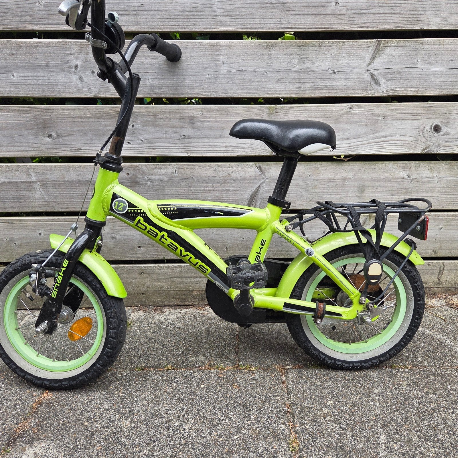 Mooi kinderfiets incl zijwieltjes, Ophalen, Zijwieltjes, Gebruikt, Minder dan 16 inch