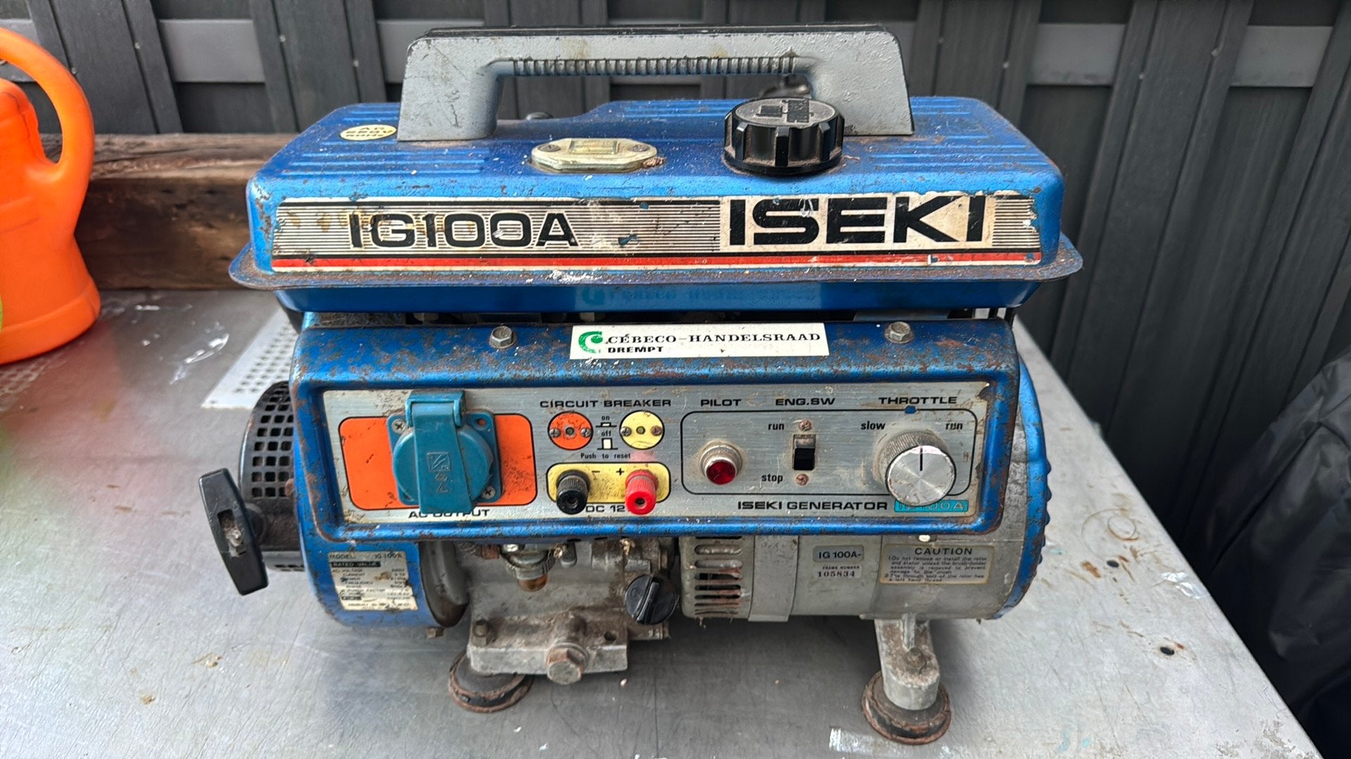 Iseki IG100A, Tuin en Terras, Grasmaaiers, Ophalen of Verzenden, 50 cm of meer