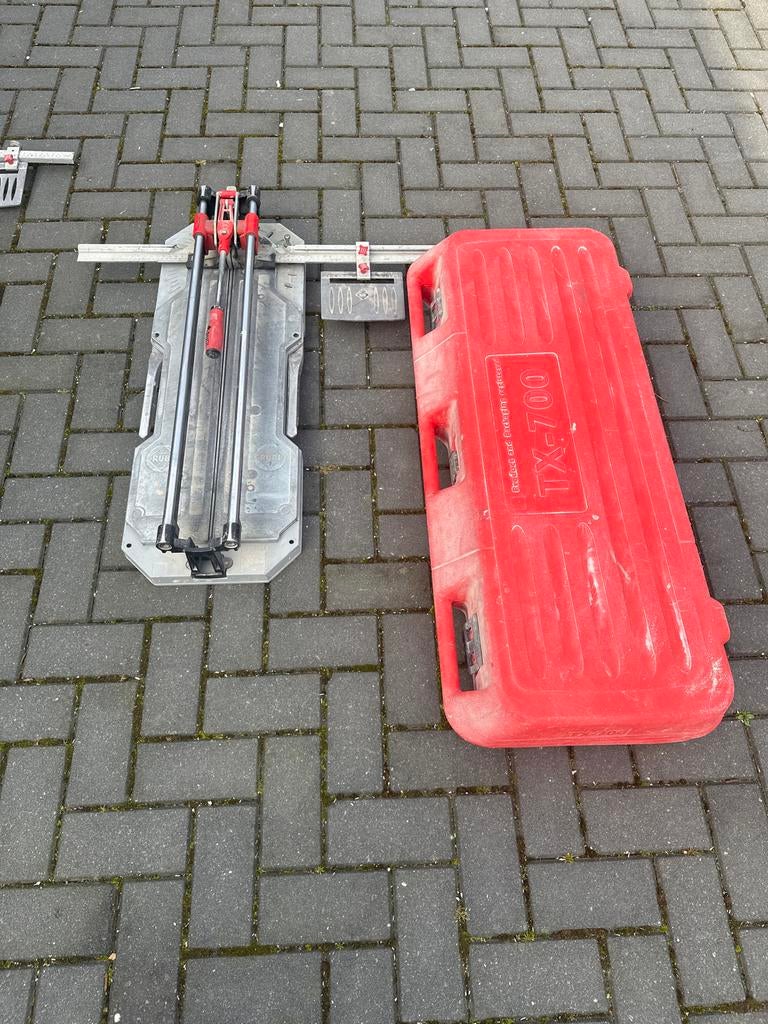 Rubi TX-700 Tegelsnijmachine 70 cm met koffer, Doe-het-zelf en Verbouw, Gereedschap | Handgereedschap, Ophalen, Gebruikt
