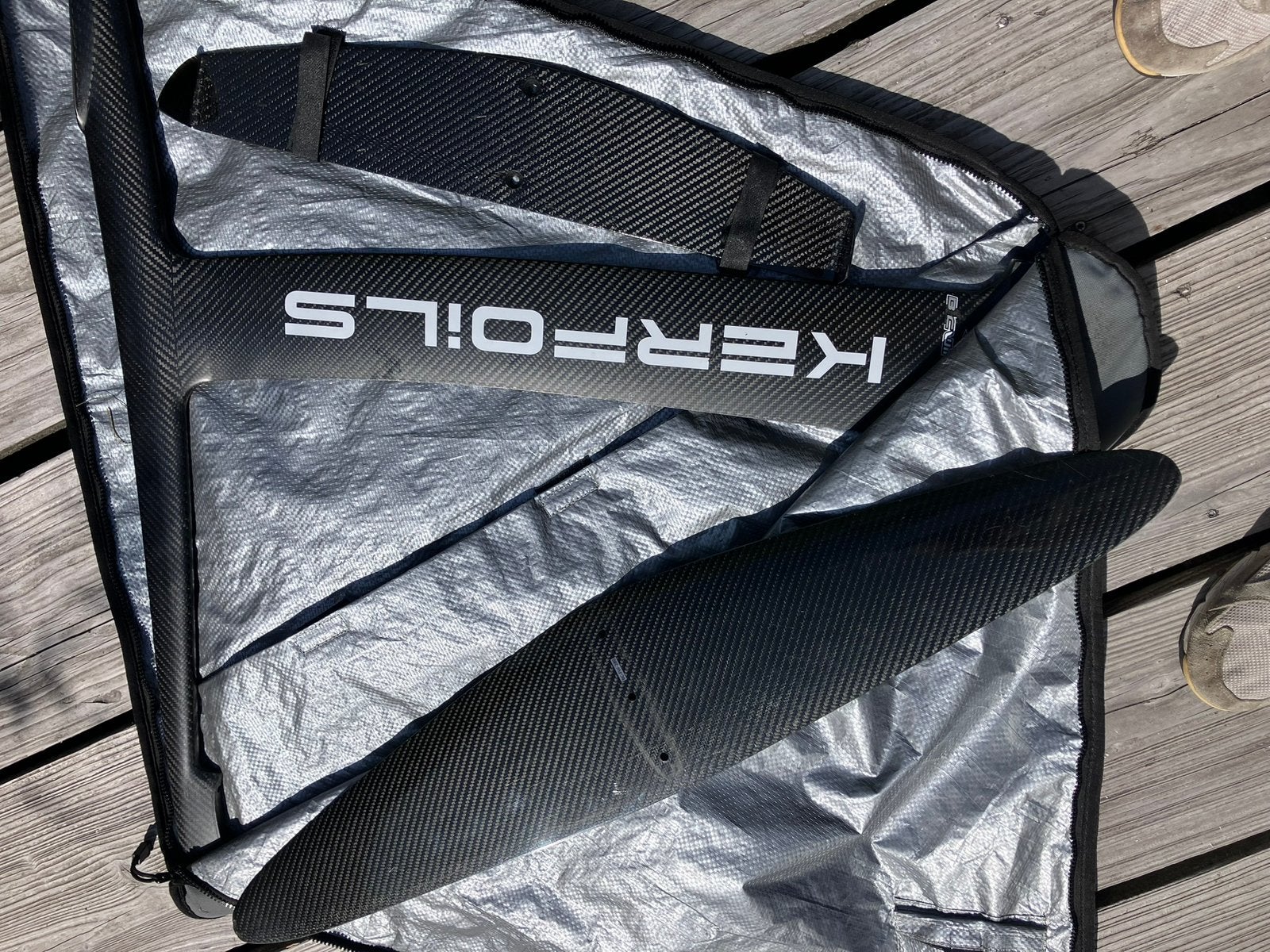 Foil om te surfen. Ideaal om te leren, Watersport en Boten, Windsurfen, Ophalen, Zo goed als nieuw