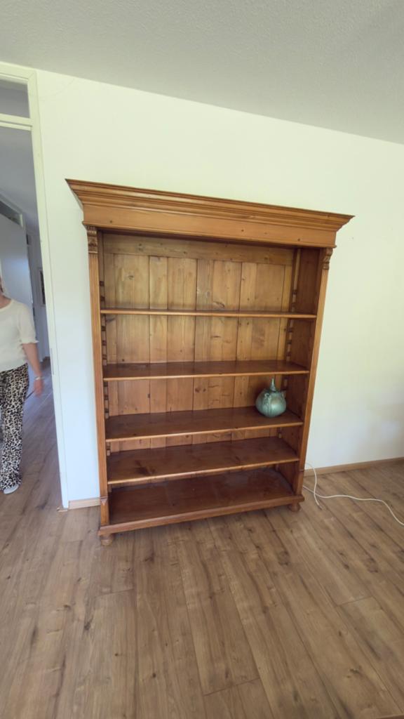 Grenen kast, Huis en Inrichting, Ophalen, Met plank(en), 100 tot 150 cm, 200 cm of meer