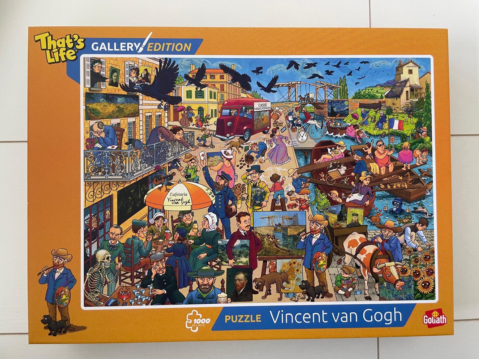 Goliath puzzel Vincent van Gogh, Ophalen of Verzenden, 500 t/m 1500 stukjes, Nieuw