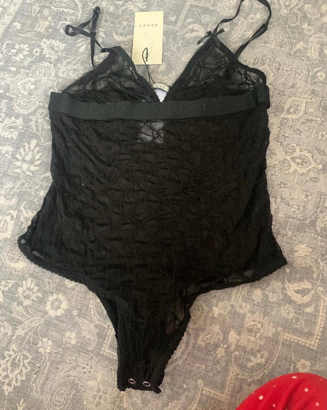 Gucci bodysuit, Kleding | Dames, Ophalen of Verzenden, Zwart, Body of Korset