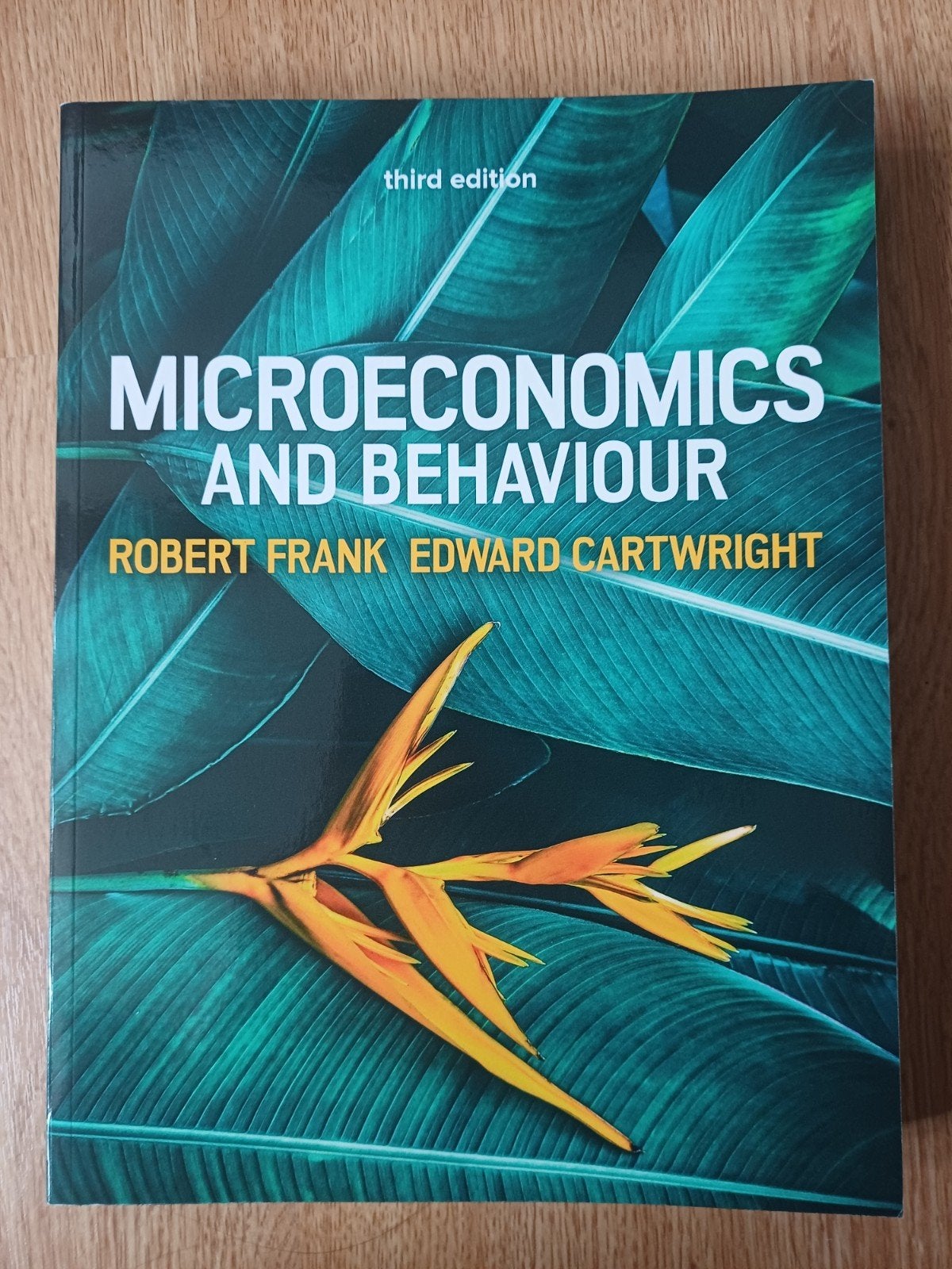Microeconomics and Behaviour, Ophalen of Verzenden, Robert Frank, Edward Cartwright, Beta, WO