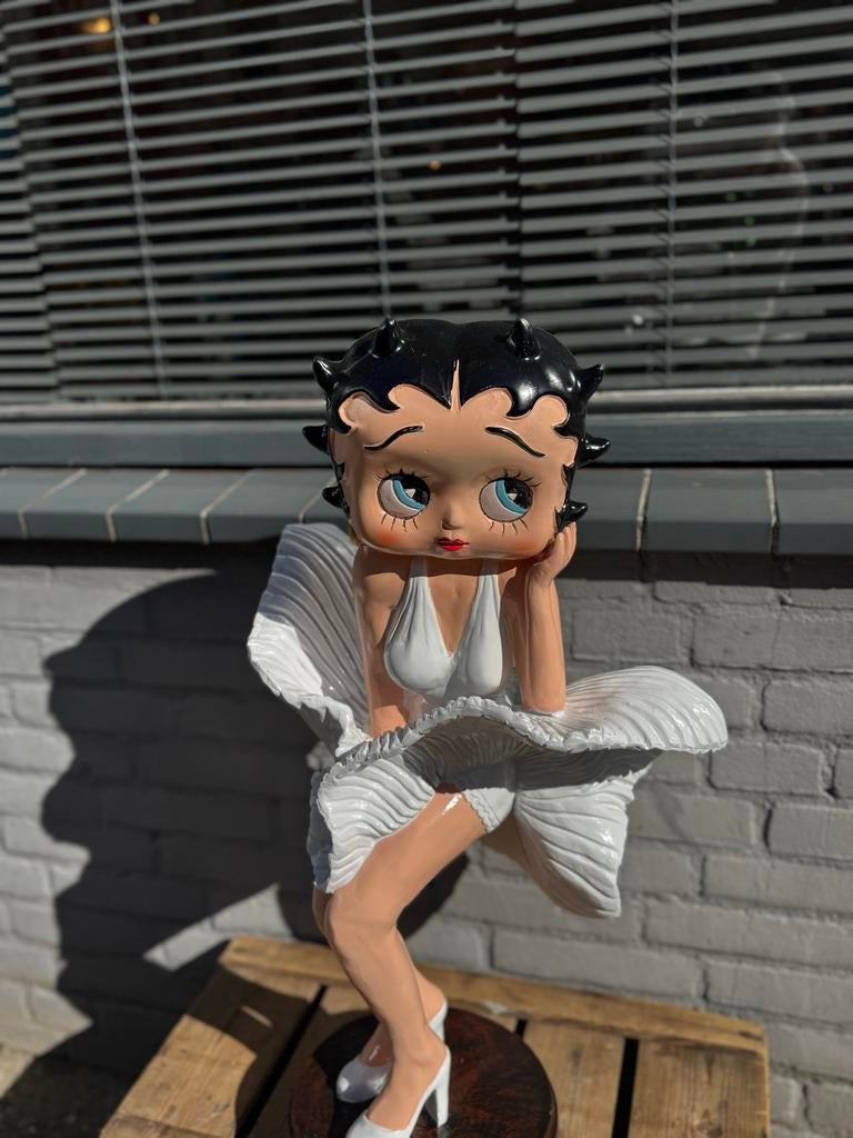 Betty Boop Marilyn Monroe Beeld - Pop Art Decoratie, Antiek en Kunst, Ophalen, Kunststof, 50 - 100 cm, Beeld
