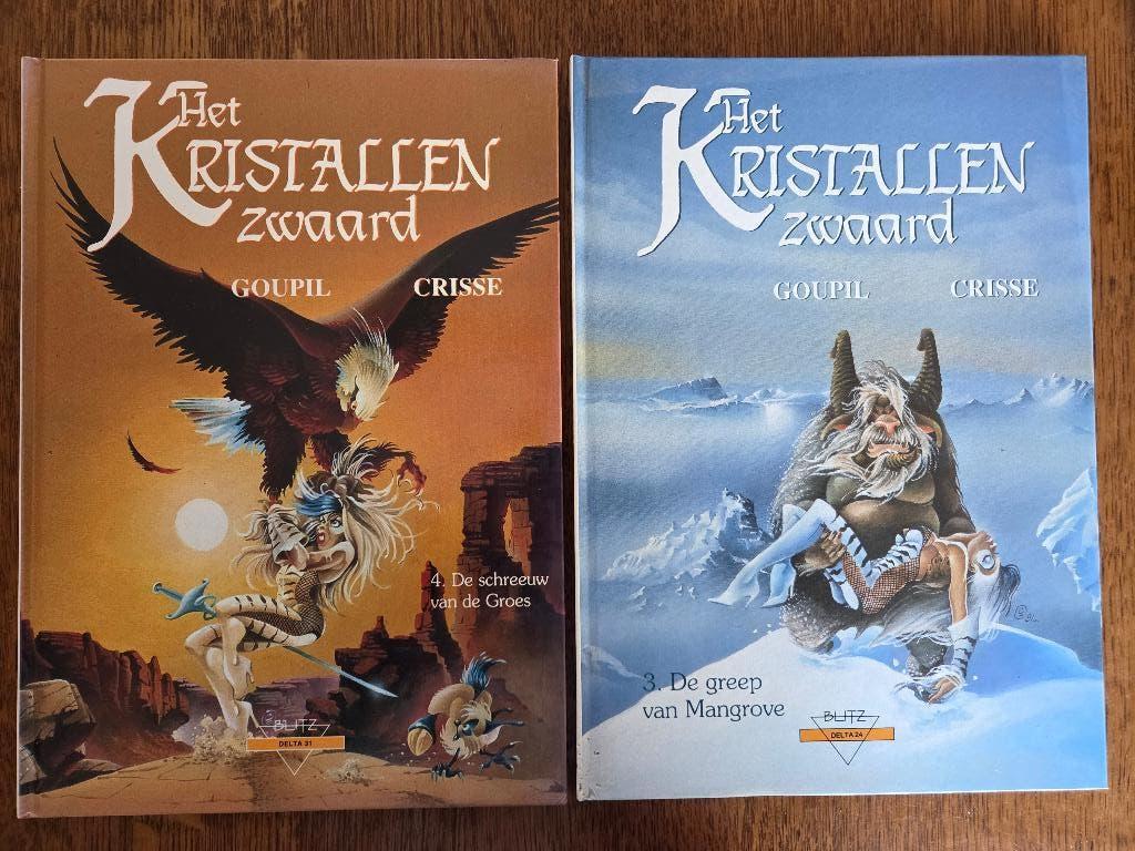 Het Kristallen Zwaard, deel 3+4 (HC), Crisse, Gelezen, Ophalen of Verzenden, Meerdere stripboeken, Crisse