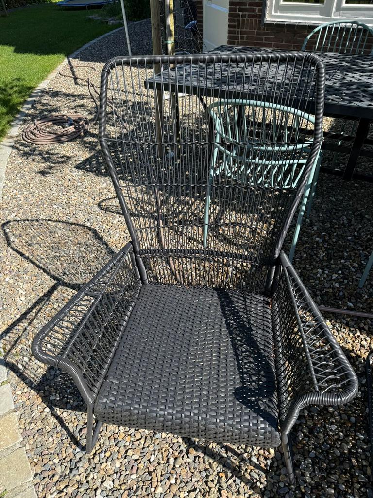 4 Ikea Tallskar tuinstoelen, Ophalen, Zo goed als nieuw, Kunststof