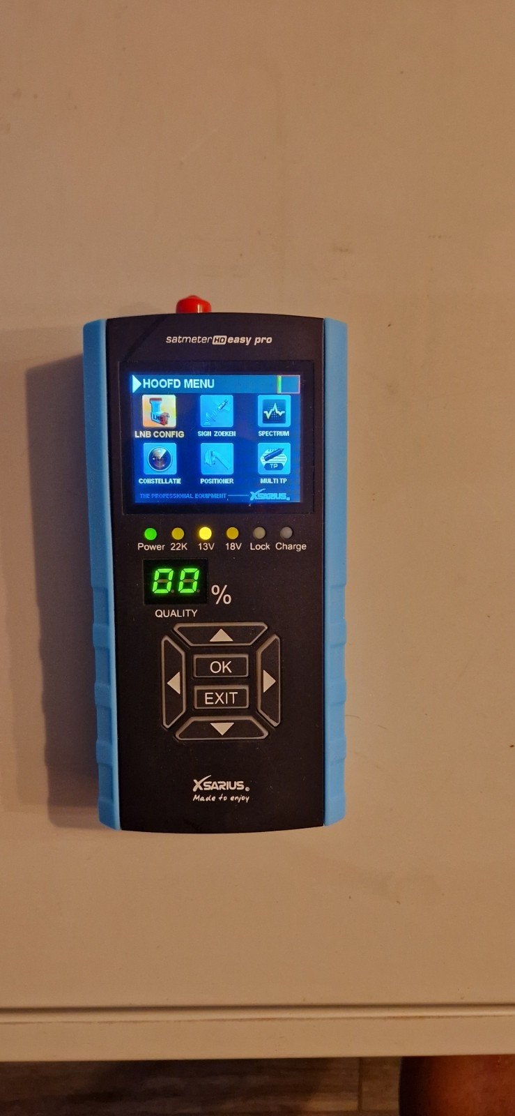 Xsarius Satmeter HD Easy Pro - Satellietmeter Nieuw, Ophalen of Verzenden, Nieuw, (Schotel)antenne-accessoires, Overige merken