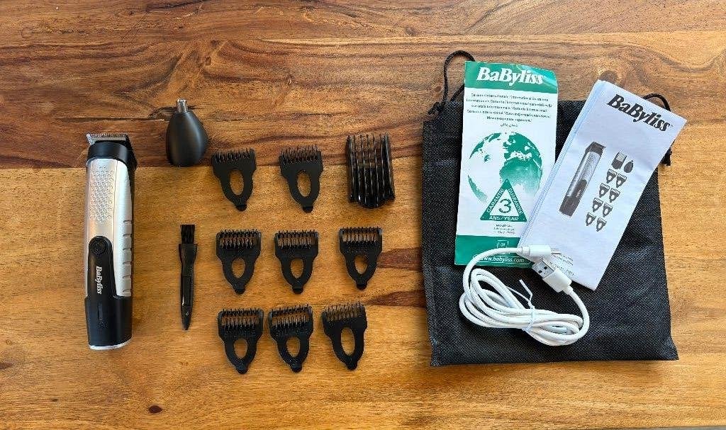 BaByliss baardtrimmer T812E (z.g.a.n.), Ophalen of Verzenden, Zo goed als nieuw, Haarverzorging