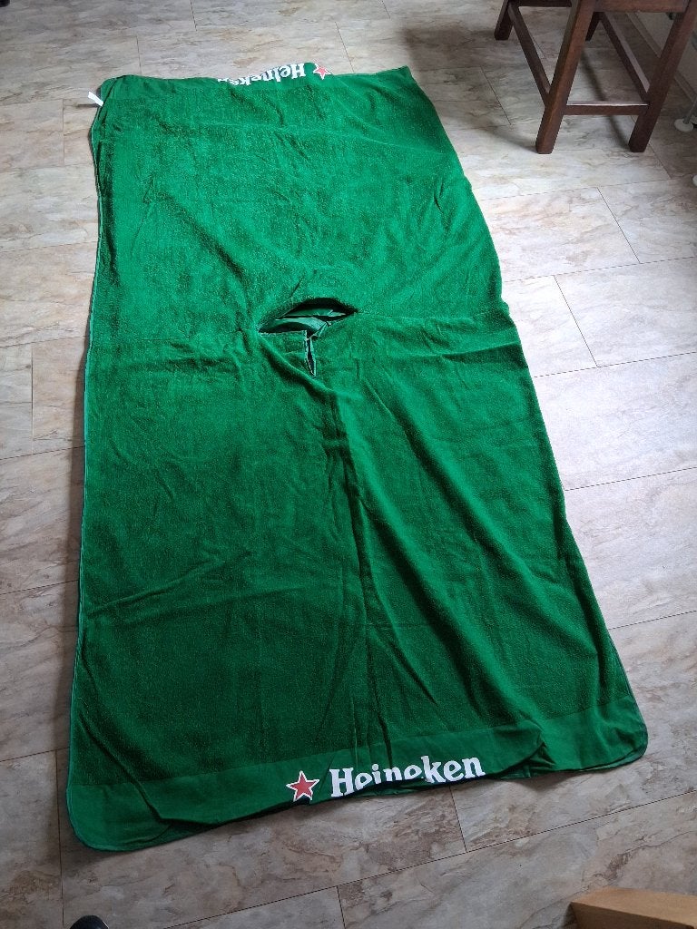 Heineken badlaken/cape, Verzamelen, Ophalen of Verzenden, Nieuw, Overige typen, Heineken