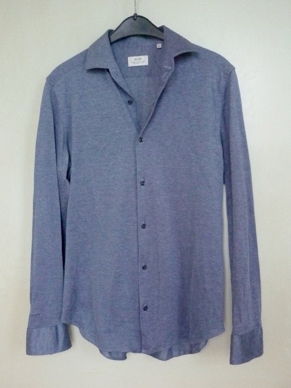 Corneliani luxe italiaans overhemd blauw, als NIEUW, maat 39, Kleding | Heren, Corneliani, Blauw, Zo goed als nieuw, Halswijdte 39/40 (M)
