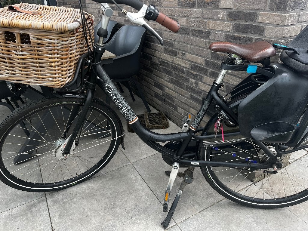 Moederfiets Gazelle Bloom, Fietsen en Brommers, Fietsen | Dames | Moederfietsen, Ophalen, 1 zitje, Gebruikt, Gazelle
