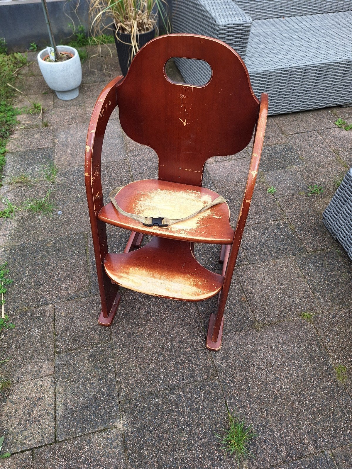 Kinderstoel (opknappertje), Ophalen, Gebruikt, Meegroeistoel