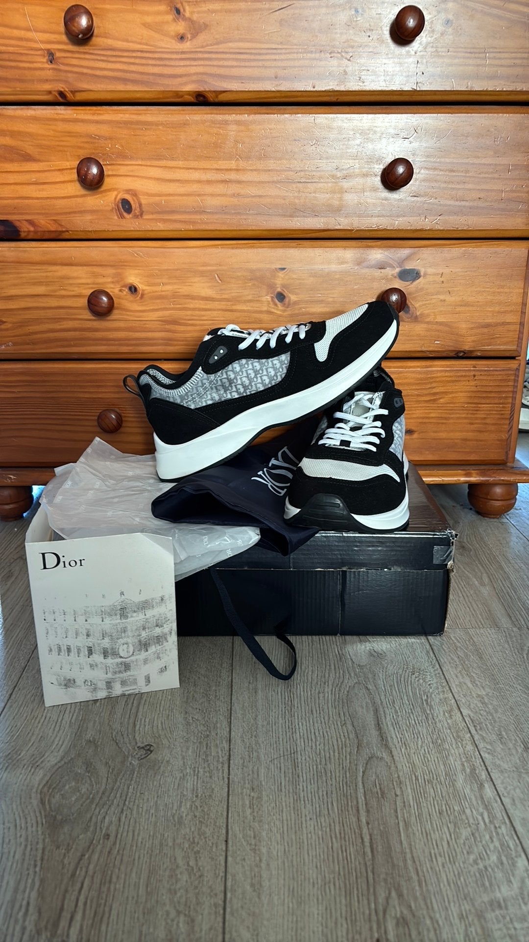 Dior B25 - Nieuw - Maat 45 perfect voor elke stijl, Ophalen of Verzenden, Zo goed als nieuw, Zwart