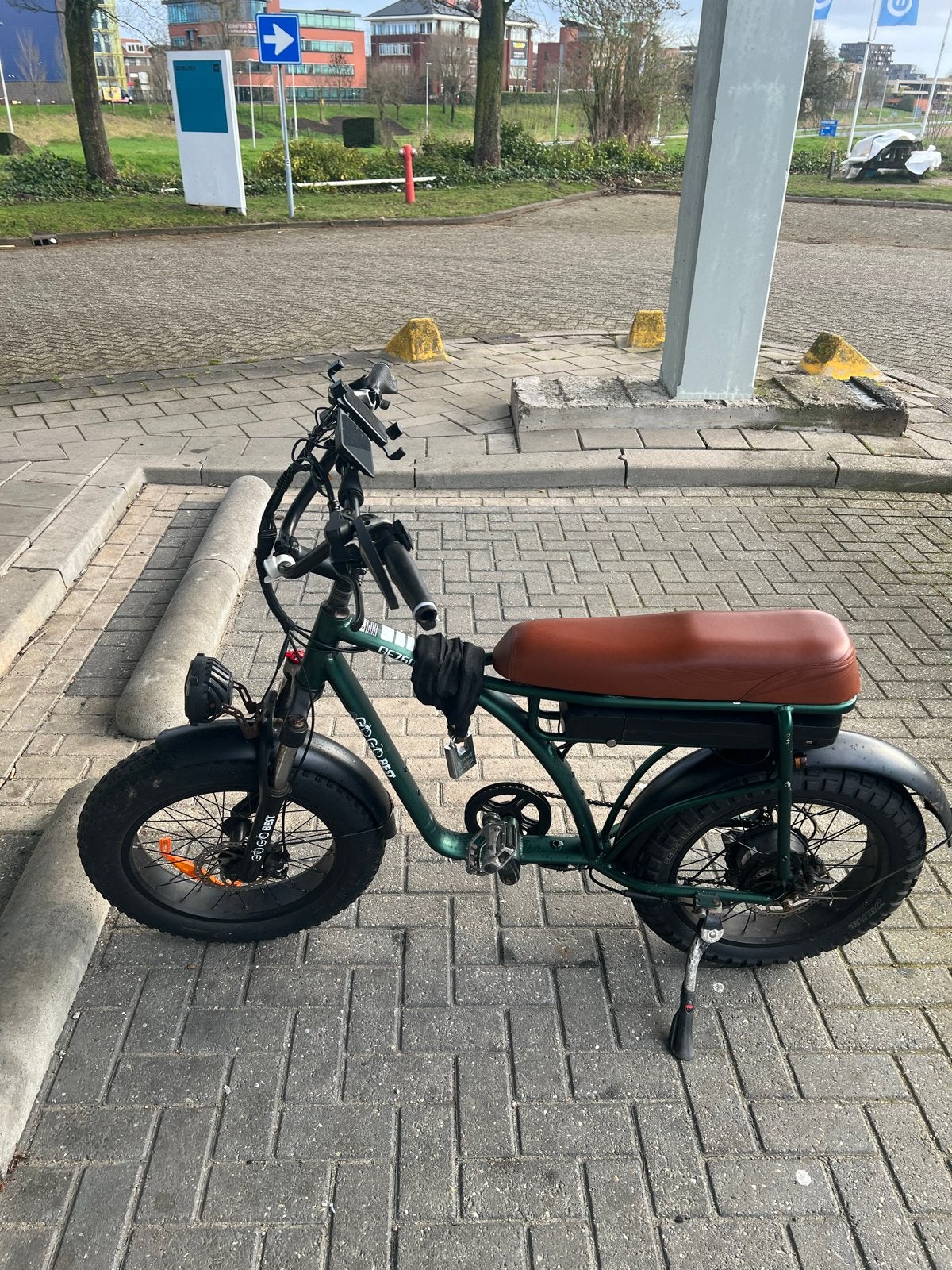 GOGOBEST GF750 Fatbike – Legergroen – 20 inch, Ophalen of Verzenden, Gebruikt, Overige merken