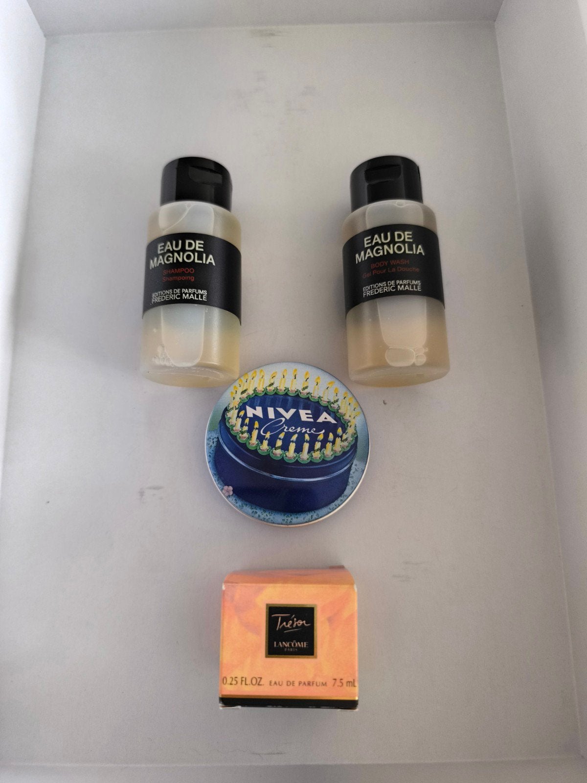 Reisformaat verzorgingsset: Lancôme, Nivea, Frederic Malle, Ophalen of Verzenden